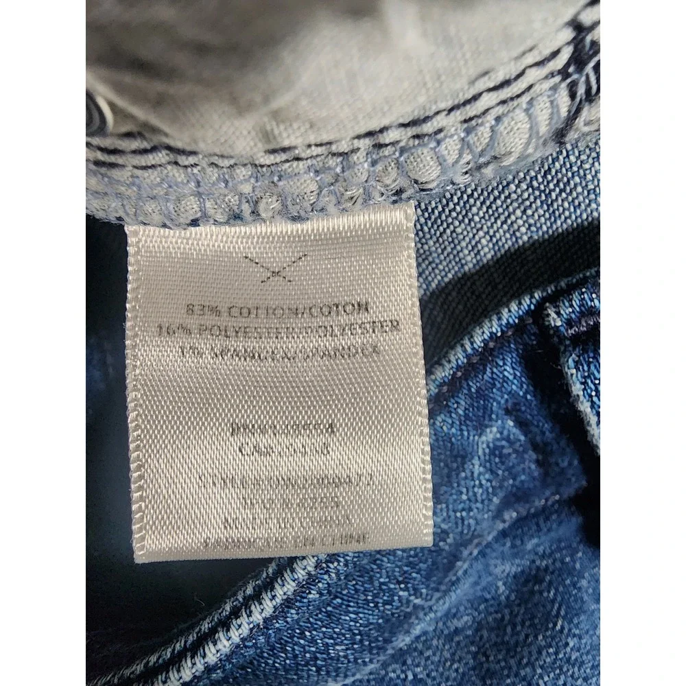 Anthropologie Unpublished Flare Jeans Women 29 Mid Rise Raw Hem Stretch‎ Retro